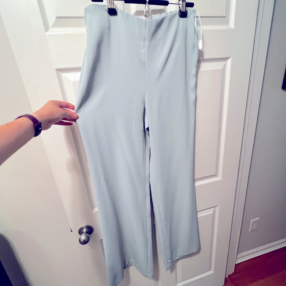 SACHIN & BABI | Alli Pant | Satin Crepe Wide-Leg Pants